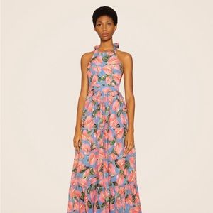 Agua Bendita Naranja pink dress size Medium NWT